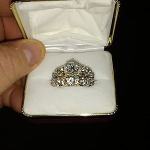 Sterling Silver .925 Zircon ring size 10